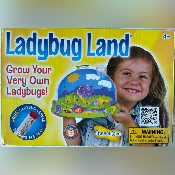 InsectLore Lady Bug Land - Plastic Habitat for Ladybugs - New in Original Box - Picture 1 of 14